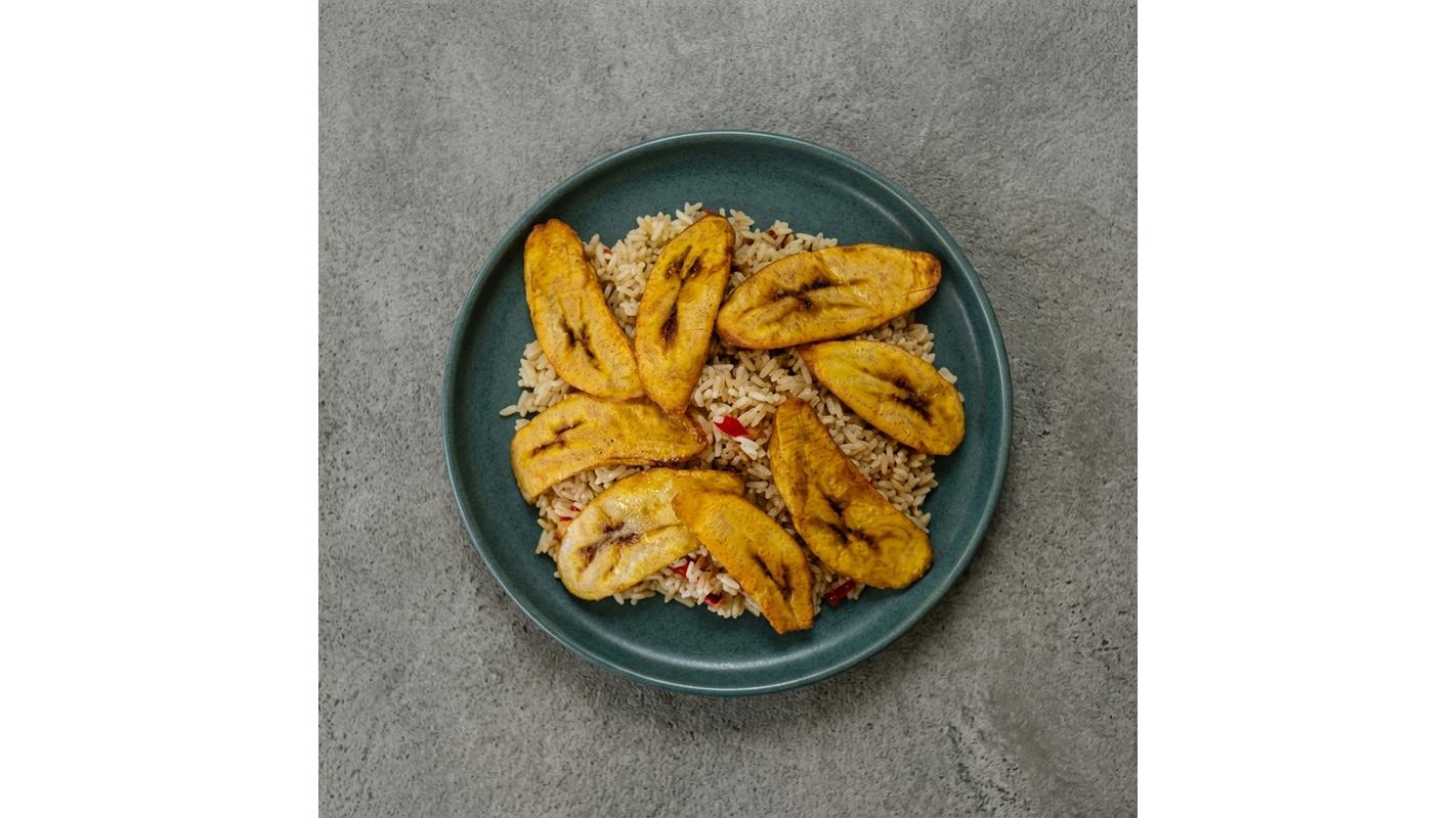 Coconut Rice With Plantain